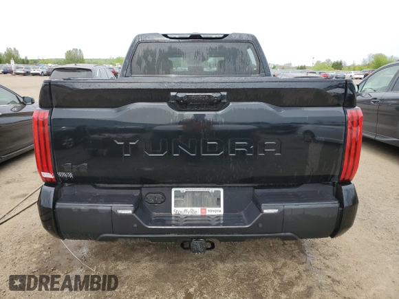 2024 Toyota Tundra Limited with VIN 5TFWA5DBXRX136303, listed as a Copart auction lot 58489745 with 24,206 mi miles and Clean title. Bid and sale history available at DreamBid. Image 6.