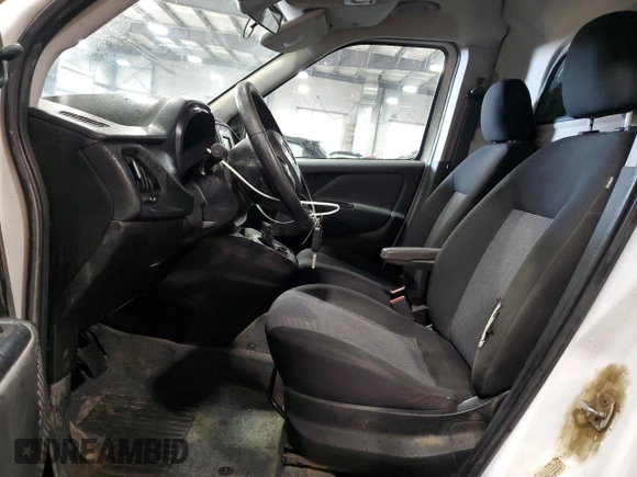 2015 Ram ProMaster City Cargo Tradesman with VIN ZFBERFAT8F6951207, listed as a Copart auction lot 86080014 with 197,299 mi miles and Salvage Title. Bid and sale history available at carsss.com. Image 7.