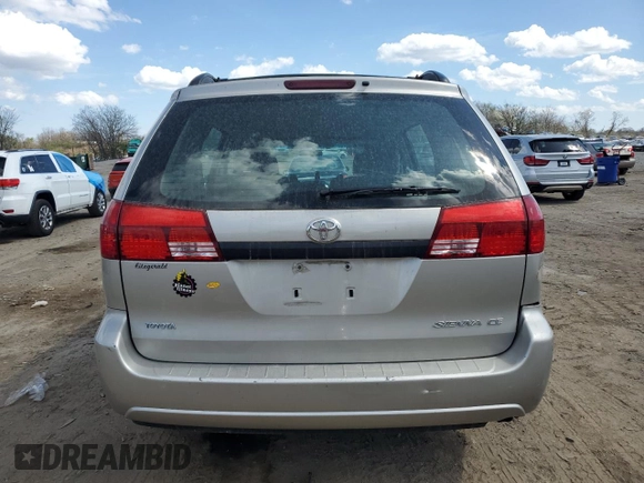 2005 Toyota Sienna CE with VIN 5TDZA23CX5S315303, listed as a Copart auction lot 50746415 with 54,433 mi miles and Salvage Title. Bid and sale history available at carsss.com. Image 6.