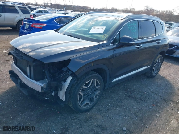 2021 Hyundai Santa Fe Limited with VIN 5NMS44AL1MH344651, listed as a IAAI auction lot 41733781 with 40,626 mi miles. Bid and sale history available at carsss.com. Image 19.