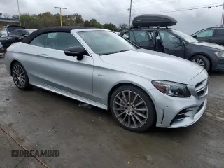 2019 Mercedes-Benz C 43 AMG with VIN WDDWK6EBXKF804782, listed as a Copart auction lot 70933333 with 26,368 mi miles and Salvage title. Bid and sale history available at DreamBid. Image 4.