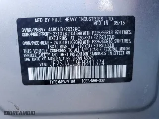 2015 Subaru Forester 2.5i Touring with VIN JF2SJAUC9FH841374, listed as a Copart auction lot 50384375 with 178,256 mi miles and Salvage Title. Bid and sale history available at carsss.com. Image 15.