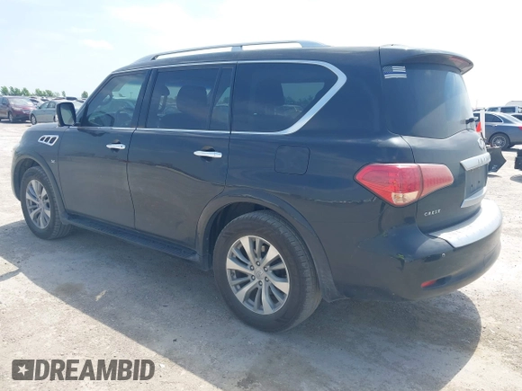 2016 Infiniti QX80 with VIN JN8AZ2NF6G9612118, listed as a IAAI auction lot 42051406 with 160,733 mi miles and . Bid and sale history available at DreamBid. Image 3.
