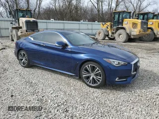 2017 Infiniti Q60 Sport with VIN JN1EV7EL2HM553050, listed as a Copart auction lot 52881355 with 89,931 mi miles and Salvage Title. Bid and sale history available at DreamBid. Image 4.