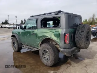 2022 Ford Bronco z VIN 1FMDE5CP2NLB82262, wystawiony jako Copart lot #52394245 z przebiegiem 27 778 mil mil oraz Szkoda całkowita • Salvage title. Historia ofert i sprzedaży dostępna na DreamBid. Obrazek 2.