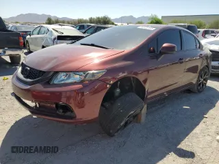 2013 Honda Civic LX z VIN 19XFB2F52DE039642, wystawiony jako Copart lot #54333185 z przebiegiem 123 063 mil mil oraz Szkoda całkowita • Salvage title. Historia ofert i sprzedaży dostępna na DreamBid. Obrazek 1.