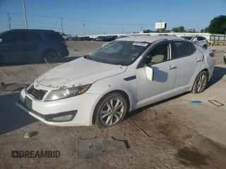 2013 Kia Optima EX с VIN 5XXGN4A77DG179256, выставлен на аукционе Copart как лот 56510565 с пробегом 179 150 миль миль и Списание • Salvage title. История ставок и продаж доступна на DreamBid. Изображение 1.
