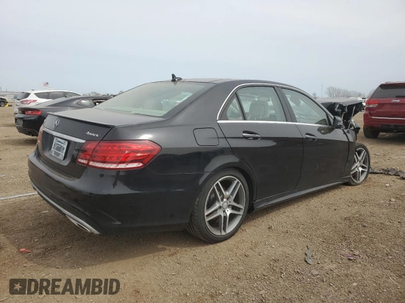 2014 Mercedes-Benz E with VIN WDDHF8JB5EB062205, listed as a Copart auction lot 51076405 with Not Provided miles and Salvage Title. Bid and sale history available at carsss.com. Image 3.