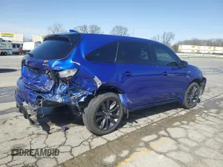 2020 Acura MDX Technology with VIN 5J8YD4H08LL021282, listed as a Copart auction lot 49643005 with 114,218 mi miles and Salvage title. Bid and sale history available at DreamBid. Image 3.