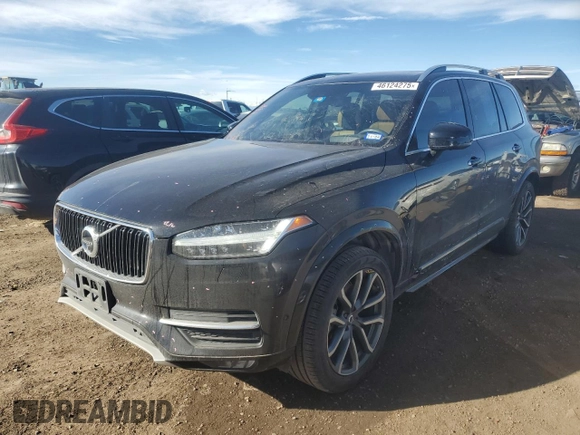 2016 Volvo XC90 T6 Momentum with VIN YV4A22PK8G1046873, listed as a Copart auction lot 46124275 with 68,368 mi miles and Salvage Title. Bid and sale history available at DreamBid. Image 1.