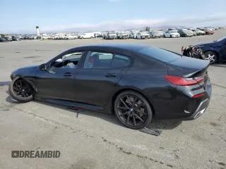 2020 BMW 8 Series 840i with VIN WBAGV2C04LCE26333, listed as a Copart auction lot 66553854 with 54,301 mi miles and Salvage Title. Bid and sale history available at carsss.com. Image 2.