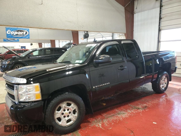 2008 Chevrolet Silverado 1500 1LT with VIN 2GCEK19J081129728, listed as a Copart auction lot 52635075 with 106,412 mi miles and Salvage Title. Bid and sale history available at DreamBid. Image 1.