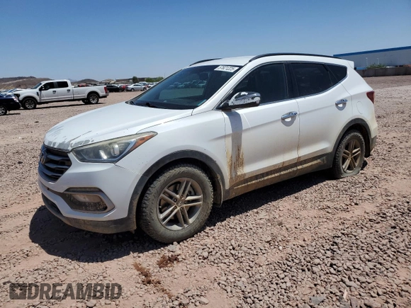 2017 Hyundai Santa Fe 2.4L with VIN 5NMZUDLBXHH048875, listed as a Copart auction lot 57621225 with 170,063 mi miles and Clean title. Bid and sale history available at DreamBid. Image 1.