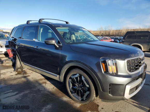 2024 Kia Telluride S with VIN 5XYP6DGC9RG513582, listed as a Copart auction lot 86842944 with 16,432 mi miles and Salvage Title. Bid and sale history available at carsss.com. Image 4.