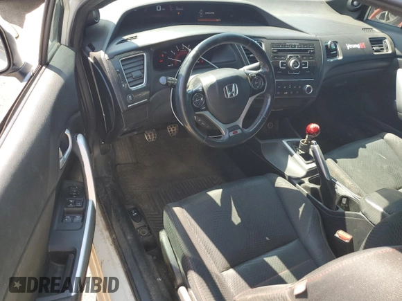 2013 Honda Civic Si with VIN 2HGFG4A56DH705475, listed as a Copart auction lot 61443235 with 156,656 mi miles and Salvage title. Bid and sale history available at DreamBid. Image 8.