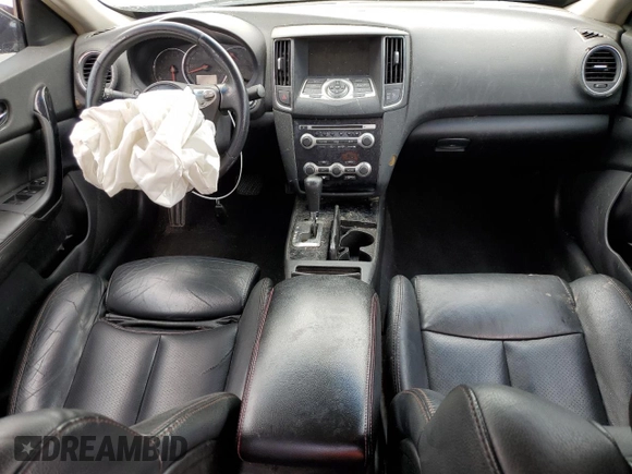 2011 Nissan Maxima SV with VIN 1N4AA5AP5BC849882, listed as a Copart auction lot 54858995 with 157,603 mi miles and Salvage title. Bid and sale history available at DreamBid. Image 8.