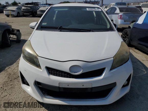 2012 Toyota Yaris L with VIN JTDKTUD30CD527531, listed as a Copart auction lot 65022015 with 157,177 mi miles and Salvage title. Bid and sale history available at DreamBid. Image 5.