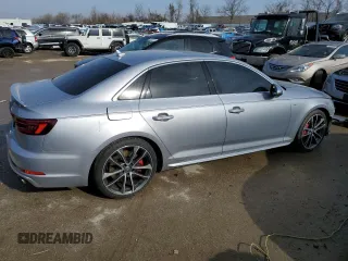 2018 Audi S4 Prestige with VIN WAUC4AF49JA131549, listed as a Copart auction lot 44696114 with 85,232 mi miles and Salvage Title. Bid and sale history available at carsss.com. Image 3.