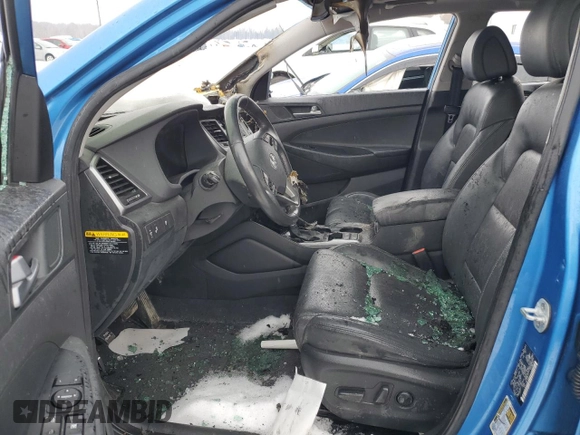 2017 Hyundai Tucson Value z VIN KM8J3CA23HU266206, wystawiony jako Copart lot #46698775 z przebiegiem Nie podano mil oraz Nie do naprawy • Non repairable. Historia ofert i sprzedaży dostępna na DreamBid. Obrazek 7.