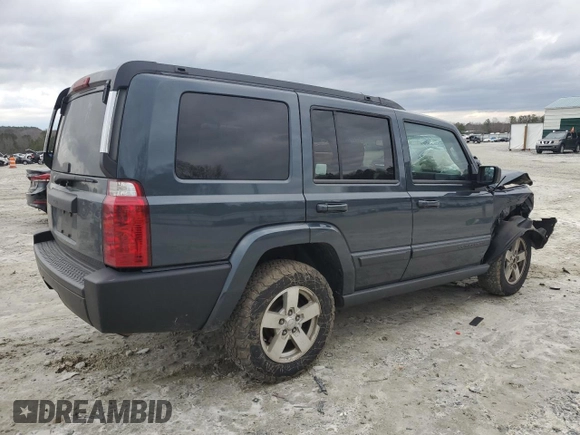 2007 Jeep Commander Sport with VIN 1J8HH48P37C655131, listed as a Copart auction lot 44223735 with 108,610 mi miles and Salvage Title. Bid and sale history available at carsss.com. Image 3.
