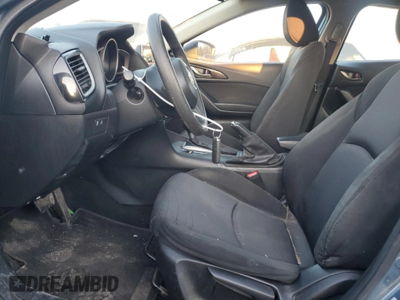 2014 Mazda 3 i Sport with VIN JM1BM1K76E1214392, listed as a Copart auction lot 42334585 with 165,202 mi miles and Salvage Title. Bid and sale history available at DreamBid. Image 7.