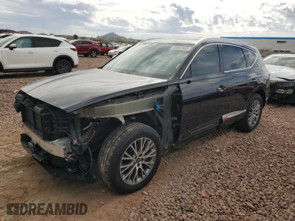 2021 Genesis GV80 with VIN KMUHBDSB8MU041121, listed as a Copart auction lot 45007065 with 55,347 mi miles and Salvage Title. Bid and sale history available at carsss.com. Image 1.
