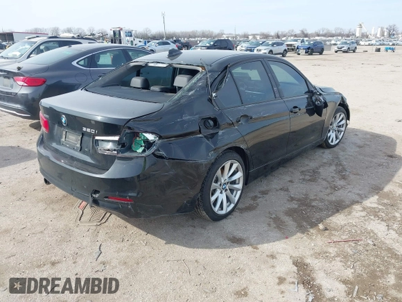 2018 BMW 3 Series 320i xDrive with VIN WBA8E5G53JNU45630, listed as a IAAI auction lot 41561495 with 110,058 mi miles. Bid and sale history available at carsss.com. Image 4.
