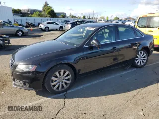 2009 Audi A4 with VIN WAUCF78K39N049569, listed as a Copart auction lot 51796225 with 84,527 mi miles and Salvage title. Bid and sale history available at DreamBid. Image 1.