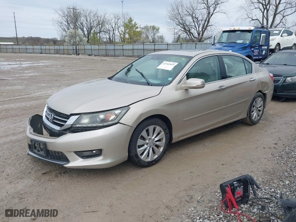 2014 Honda Accord Sedan EX-L with VIN 1HGCR3F83EA017427, listed as a IAAI auction lot 41942810 with 107,976 mi miles. Bid and sale history available at carsss.com. Image 18.