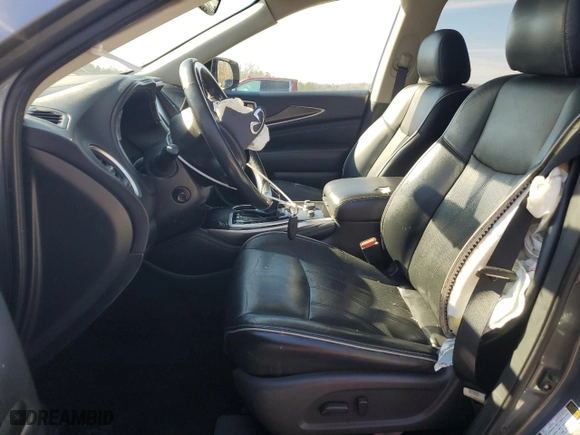 2018 Infiniti QX60 with VIN 5N1DL0MM4JC521501, listed as a Copart auction lot 46857405 with 107,543 mi miles and Salvage Title. Bid and sale history available at carsss.com. Image 7.