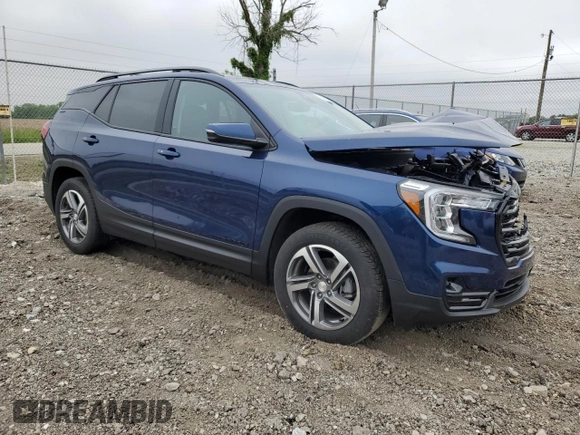 2022 GMC Terrain SLT with VIN 3GKALVEVXNL241463, listed as a Copart auction lot 58688225 with 43,051 mi miles and Salvage title. Bid and sale history available at DreamBid. Image 4.