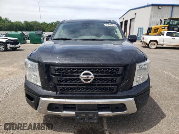 2021 Nissan Titan SV with VIN 1N6AA1EE2MN528429, listed as a Copart auction lot 56388524 with 93,353 mi miles and Salvage Title. Bid and sale history available at DreamBid. Image 5.