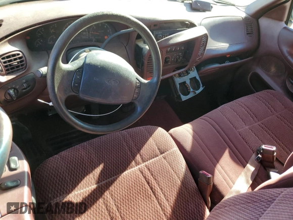 1997 Ford F-150 XL with VIN 1FTDX18W8VKC66938, listed as a Copart auction lot 47353935 with 231,994 mi miles and Salvage Title. Bid and sale history available at carsss.com. Image 8.