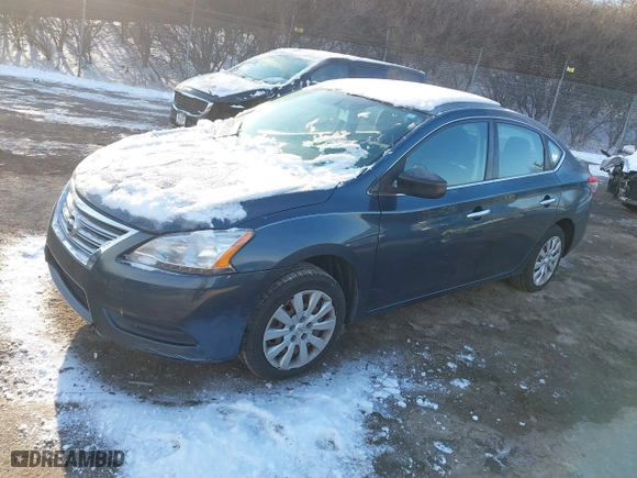2015 Nissan Sentra S with VIN 3N1AB7AP5FY214566, listed as a IAAI auction lot 41413042 with 129,166 mi miles. Bid and sale history available at carsss.com. Image 2.