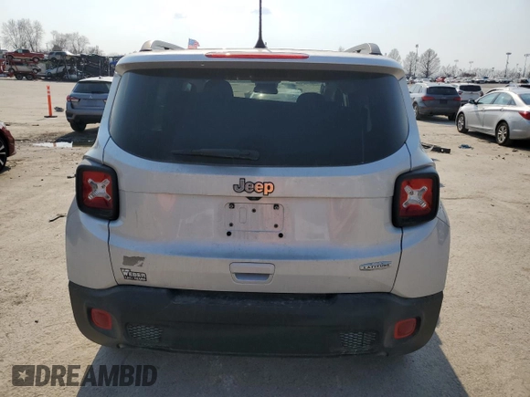 2020 Jeep Renegade Latitude with VIN ZACNJABB6LPL18885, listed as a Copart auction lot 48652735 with 70,776 mi miles and Salvage Title. Bid and sale history available at carsss.com. Image 6.