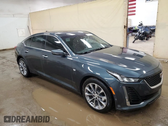 2022 Cadillac CT5 Premium Luxury z VIN 1G6DT5RK1N0121138, wystawiony jako Copart lot #47370475 z przebiegiem 68 567 mil mil oraz Szkody całkowita. Historia ofert i sprzedaży dostępna na DreamBid. Obrazek 4.