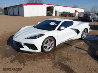2023 Chevrolet Corvette 1LT with VIN 1G1YA2D48P5130350, listed as a IAAI auction lot 41679244 with 7,927 mi miles. Bid and sale history available at carsss.com. Image 2.