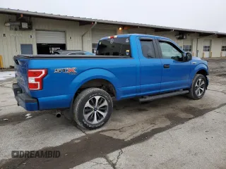 2020 Ford F-150 XL with VIN 1FTEX1EP0LKE83138, listed as a Copart auction lot 47927875 with 97,437 mi miles and Salvage Title. Bid and sale history available at DreamBid. Image 3.