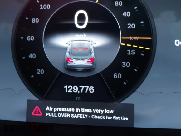 2014 Tesla Model S 60 with VIN 5YJSA1H13EFP49912, listed as a IAAI auction lot 41716661 with 129,776 mi miles and . Bid and sale history available at DreamBid. Image 16.