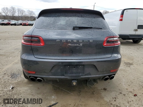 2017 Porsche Macan S with VIN WP1AB2A54HLB11762, listed as a Copart auction lot 49065585 with 54,511 mi miles and Salvage Title. Bid and sale history available at DreamBid. Image 6.