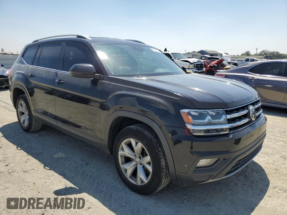 2019 Volkswagen Atlas SE with VIN 1V2WR2CA6KC575087, listed as a Copart auction lot 64336105 with 202,501 mi miles and Clean title. Bid and sale history available at DreamBid. Image 4.