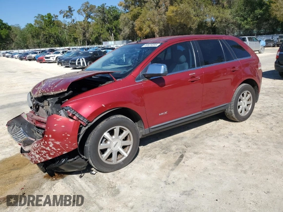 2007 Lincoln MKX with VIN 2LMDU68C37BJ15742, listed as a Copart auction lot 49525895 with 132,573 mi miles and Salvage Title. Bid and sale history available at carsss.com. Image 1.
