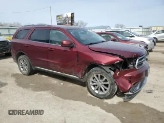 2018 Dodge Durango SXT with VIN 1C4RDJAGXJC381188, listed as a Copart auction lot 47891235 with 95,760 mi miles and Salvage Title. Bid and sale history available at DreamBid. Image 4.