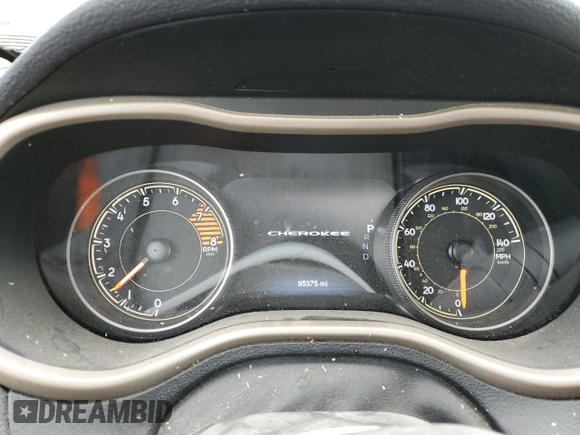 2018 Jeep Cherokee Limited z VIN 1C4PJMDX9JD516975, wystawiony jako Copart lot #51656455 z przebiegiem 95 375 mil mil oraz Szkoda całkowita • Salvage title. Historia ofert i sprzedaży dostępna na DreamBid. Obrazek 9.