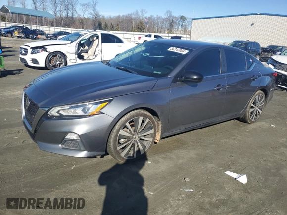 2020 Nissan Altima 2.5 SR with VIN 1N4BL4CV1LN314302, listed as a Copart auction lot 86242004 with 74,938 mi miles and Salvage Title. Bid and sale history available at carsss.com. Image 1.