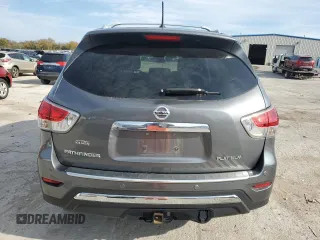 2016 Nissan Pathfinder Platinum with VIN 5N1AR2MN7GC663713, listed as a Copart auction lot 82332604 with 106,934 mi miles and Salvage Title. Bid and sale history available at carsss.com. Image 6.
