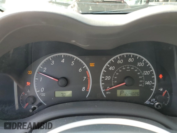 2010 Toyota Corolla с VIN 1NXBU4EE5AZ166349, выставлен на аукционе Copart как лот 60372835 с пробегом 224 026 миль миль и Списание • Salvage title. История ставок и продаж доступна на DreamBid. Изображение 9.