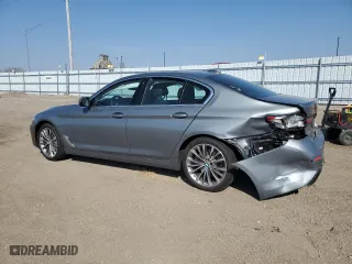 2023 BMW 5 Series 530i xDrive with VIN WBA13BJ0XPWY17065, listed as a Copart auction lot 50660805 with 0 mi miles and Salvage Title. Bid and sale history available at carsss.com. Image 2.