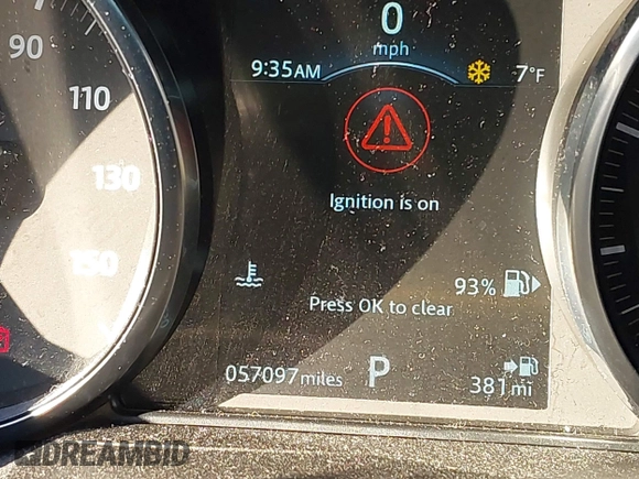2019 Land Rover Range Rover Evoque SE with VIN SALVP2RX7KH349053, listed as a IAAI auction lot 41258088 with 57,097 mi miles. Bid and sale history available at carsss.com. Image 16.
