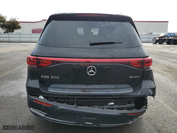 2023 Mercedes-Benz EQB with VIN W1N9M0KB9PN053411, listed as a Copart auction lot 86200964 with 17,011 mi miles and Salvage Title. Bid and sale history available at carsss.com. Image 6.